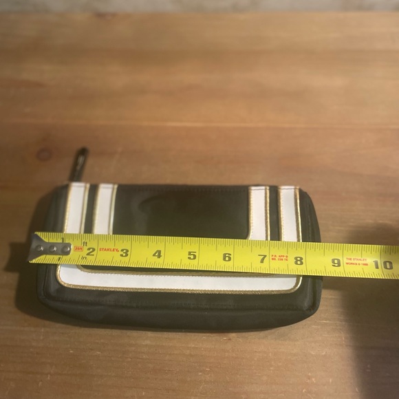 Black/White and gold Layered cosmetic bag - Picture 5 of 5